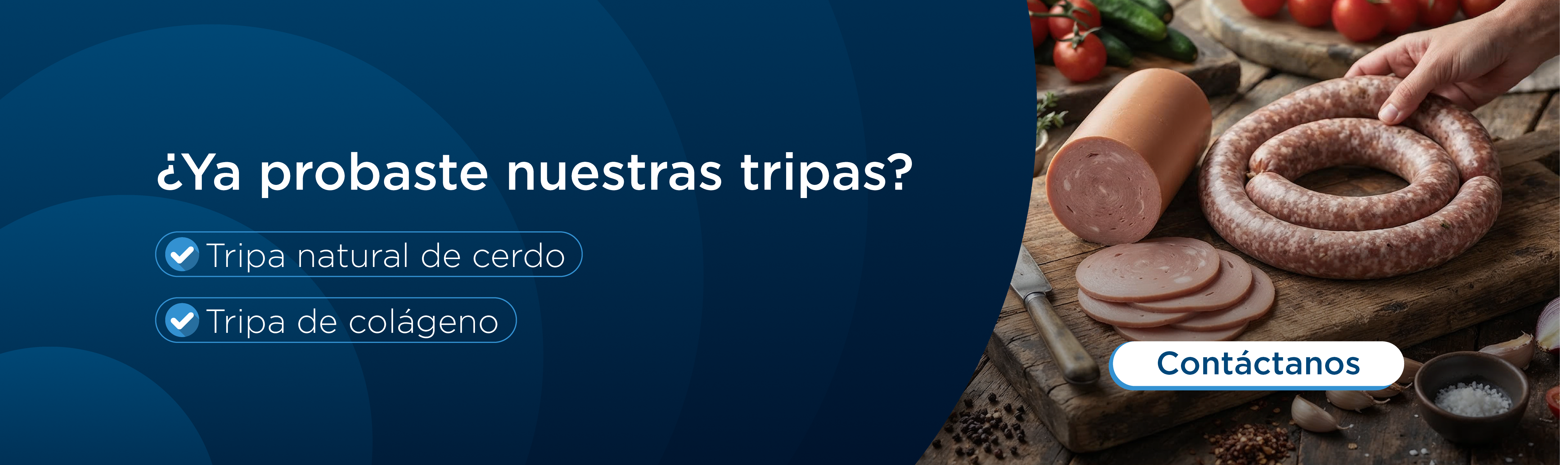 ¿Ya probaste nuestras tripas? Tripa natural de cerdo y tripa de colágeno